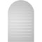 Ekena Millwork Round Top Surface Mount PVC Gable Vent: Functional, w/ 2"W x 1-1/2"P Brickmould Frame, 24"W x 38"H GVPRT24X3802SF - alternate 5